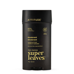 Men Deodorant Amber & Citrus-2.64 OZ.